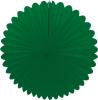 27 Inch Dark Green Deluxe Fan Decorations (12 pcs)